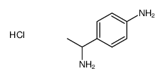 1-(p-aminophenyl)ethylamine hydrochloride Structure