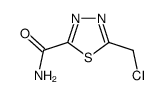 5-(chloromethyl)-1,3,4-thiadiazole-2-carboxamide Structure