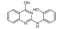 2-((2-hydroxyphenyl)amino)-4(3H)-quinazolinone structure