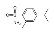 2-methyl-4-propan-2-ylbenzenesulfonamide Structure