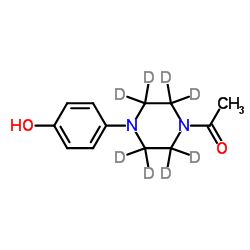 1-Acetyl-4-(4-hydroxyphenyl)piperazine-d8 picture