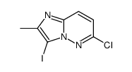 6-chloro-3-iodo-2-methylimidazo[1,2-b]pyridazine structure