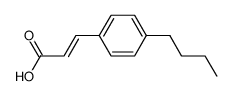 p-Butylzimtsaeure Structure