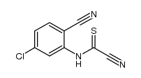 4-chloro-2-(cyanothioformamido)benzonitrile结构式