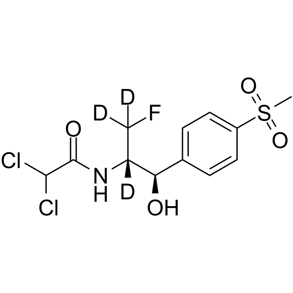 ent-Florfenicol-d3结构式