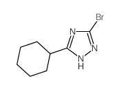 3-bromo-5-cyclohexyl-1H-1,2,4-triazole(SALTDATA: FREE) structure