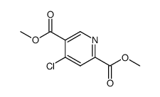 dimethyl 4-chloro-2,5-pyridinedicarboxylate Structure