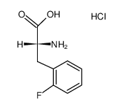 (2R)-2-AMINO-3-(2-FLUOROPHENYL)PROPANOIC ACID Structure