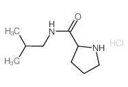 N-Isobutyl-2-pyrrolidinecarboxamide hydrochloride结构式