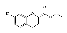 (S)-ethyl 7-hydroxychroman-2-carboxylate Structure