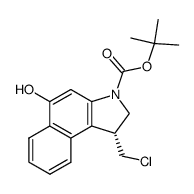 (R)-1-(氯甲基)-5-羟基-1,2-二氢-3H-苯并[e]吲哚-3-羧酸叔丁酯图片