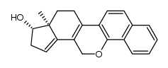 benz[3,4]-6-oxaestra-1,3,5(10),8,14-pentaen-17β-ol Structure