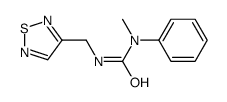 1-methyl-1-phenyl-3-(1,2,5-thiadiazol-3-ylmethyl)urea Structure