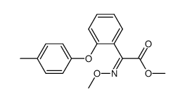 E-α-methoxyimino-2-(4-methylphenoxy)phenylacetic acid methyl ester结构式