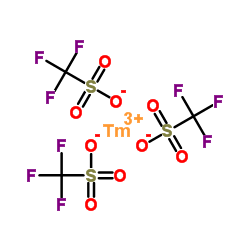 Thulium tris(trifluoromethanesulfonate) structure