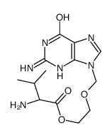 2-[(2-amino-6-oxo-3H-purin-9-yl)methoxy]ethyl (2R)-2-amino-3-methylbutanoate Structure