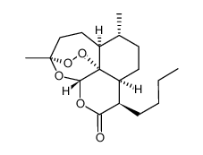 (+)-9-Norartemisinin, 9-n-butyl- structure