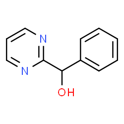 2-Pyrimidinemethanol,-alpha--phenyl- (9CI) structure