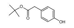 tert-butyl 2-(4-hydroxyphenyl)acetate Structure