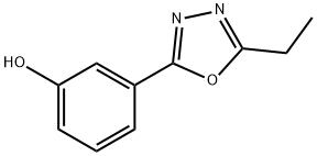 3-(5-Ethyl-1,3,4-oxadiazol-2-yl)phenol structure