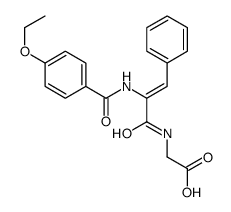 2-[[(E)-2-[(4-ethoxybenzoyl)amino]-3-phenylprop-2-enoyl]amino]acetic acid结构式