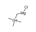 trimethylgermylmethylmagnesium chloride Structure