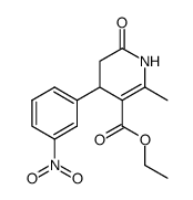 5-ethoxycarbonyl-6-methyl-4-(3-nitrophenyl)-3,4-dihydropyridone Structure