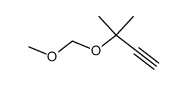 3-methoxymethoxy-3-methyl-but-1-yne Structure