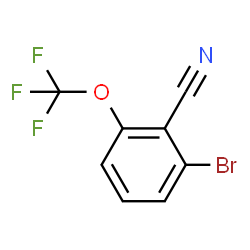 2-溴-6-(三氟甲氧基)苯甲腈结构式