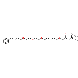 BnO-PEG5-Boc structure