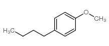 Benzene,1-butyl-4-methoxy- structure