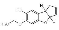 1H-Cyclopenta[b]benzofuran-7-ol,6-ethoxy-3a,8b-dihydro-,cis-(9CI)结构式