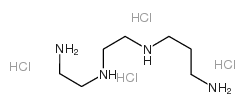 N'-[2-(2-aminoethylamino)ethyl]propane-1,3-diamine,tetrahydrochloride structure