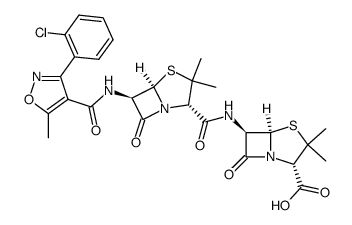 氯唑西林杂质E(EP)结构式