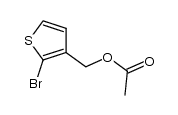 3-acetoxymethyl-2-bromothiophene Structure