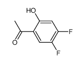 4,5-difluoro-2-hydroxyacetophenone结构式