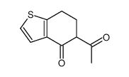 5-acetyl-6,7-dihydro-5H-1-benzothiophen-4-one Structure