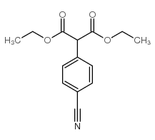 DIETHYL 2-(4-CYANOPHENYL)MALONATE Structure