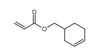 1-acryloyloxymethyl-3-cyclohexene结构式