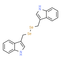 3,3'-(Diselenobismethylene)bis(1H-indole) structure