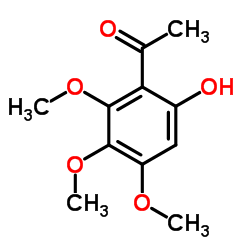 2,3,4-trimethoxy-6-hydroxyacetophenone structure