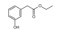 (3-羟苯基)乙酸乙酯结构式