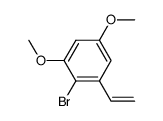 2-bromo-1,5-dimethoxy-3-vinylbenzene结构式