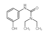 Urea,N,N-diethyl-N'-(3-hydroxyphenyl)- structure