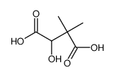 3-hydroxy-2,2-dimethylbutanedioic acid Structure