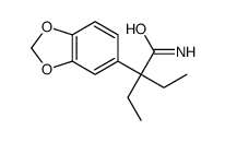 alpha,alpha-Diethyl-3,4-methylenedioxyphenylacetamide structure