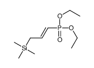 3-diethoxyphosphorylprop-2-enyl(trimethyl)silane Structure