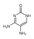 4,5-二氨基-2-(1H)-嘧啶星空app,结构式