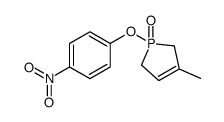 3-methyl-1-(4-nitrophenoxy)-2,5-dihydro-1λ5-phosphole 1-oxide Structure