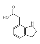 1H-Indole-7-aceticacid, 2,3-dihydro- picture